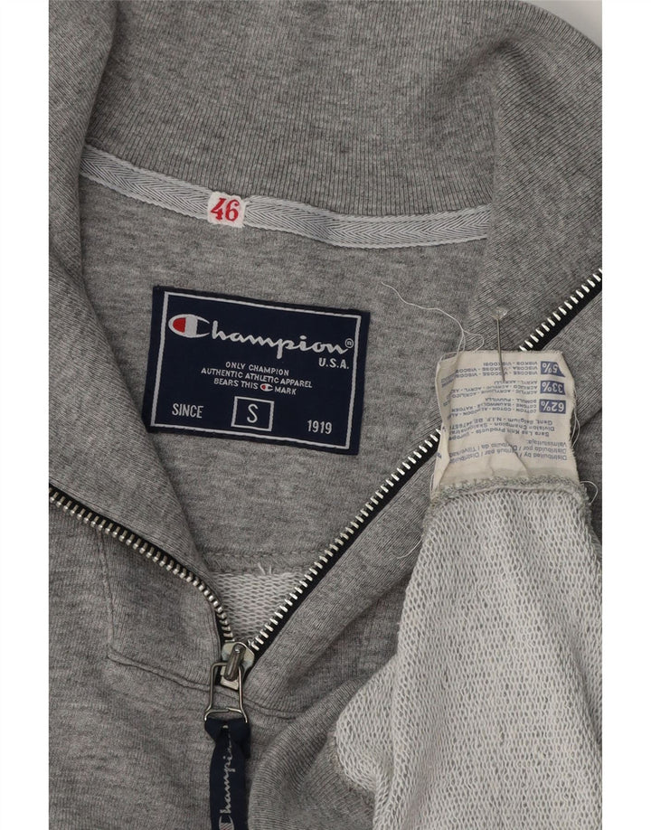 Ανδρικό φούτερ Champion με φερμουάρ και βαμβακερό γκρι
