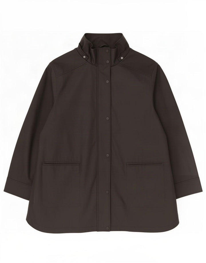 John Lewis Γυναικείο Μπουφάν Windbreaker UK 18 XL Μαύρο Πολυουρεθάνη