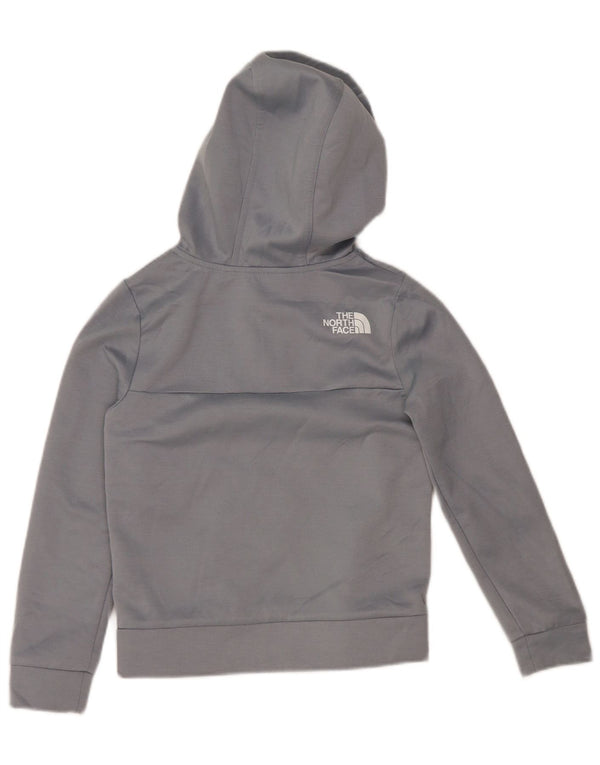 THE NORTH FACE Boys Graphic Hoodie Jumper 9-10 Years Medium Grey