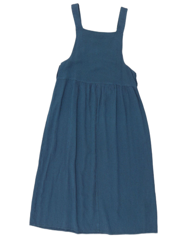 Vintage γυναικείο φόρεμα Pinafore UK 14 Medium Blue