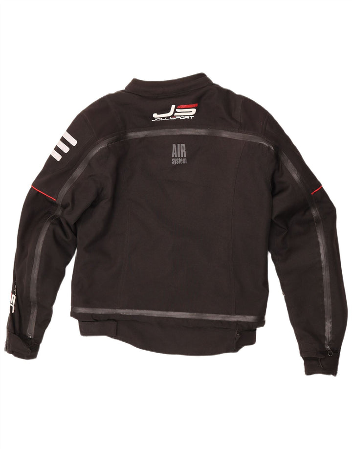 Jollisport Γυναικείο Μπουφάν Racer Μοτοσικλέτας UK 16 Large μαύρο πολυεστέρα