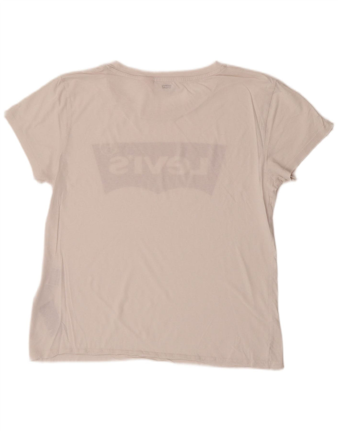Ανδρικό γραφικό T-Shirt Levi's Top μεγάλο λευκό βαμβακερό