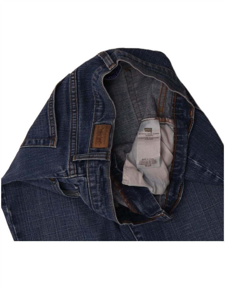 LEVI'S Womens 515 Bootcut Jeans US 10 Large W30 L32 Μπλε βαμβακερό