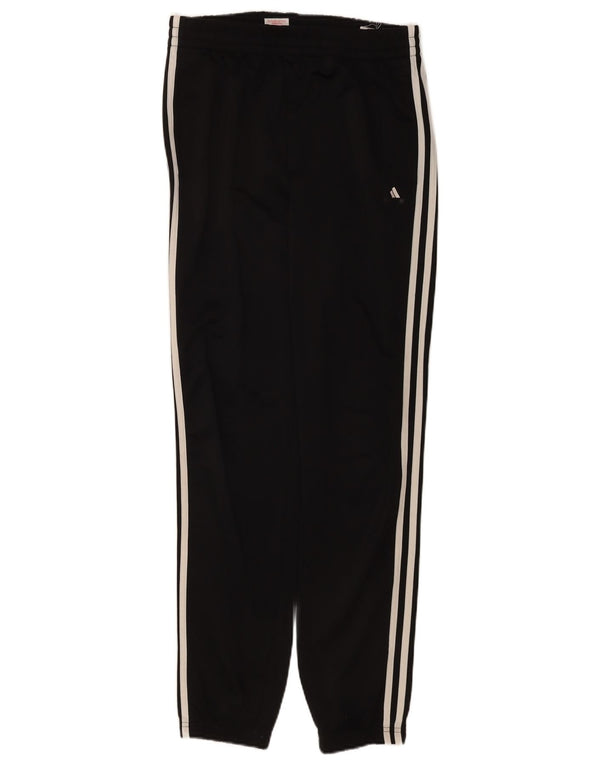 Adidas Womens Tracksuit Trousers Joggers UK 10 Small  Black Polyester