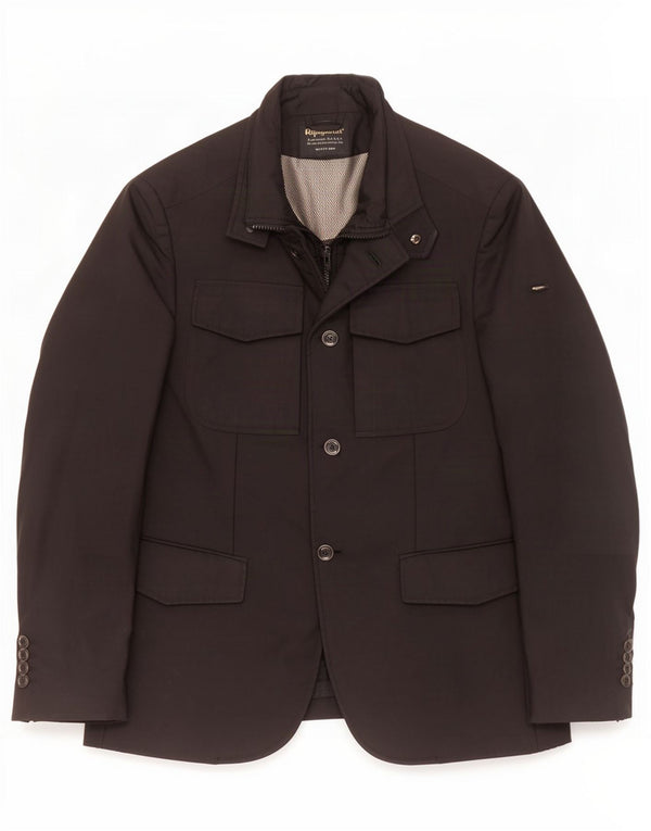 Refrigiwear Mens Sixty Utility Jacket IT 48 Medium Black Polyamide