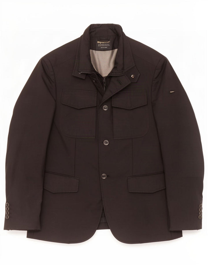 Refrigiwear Mens Sixty Utility Jacket IT 48 Medium Black Polyamide