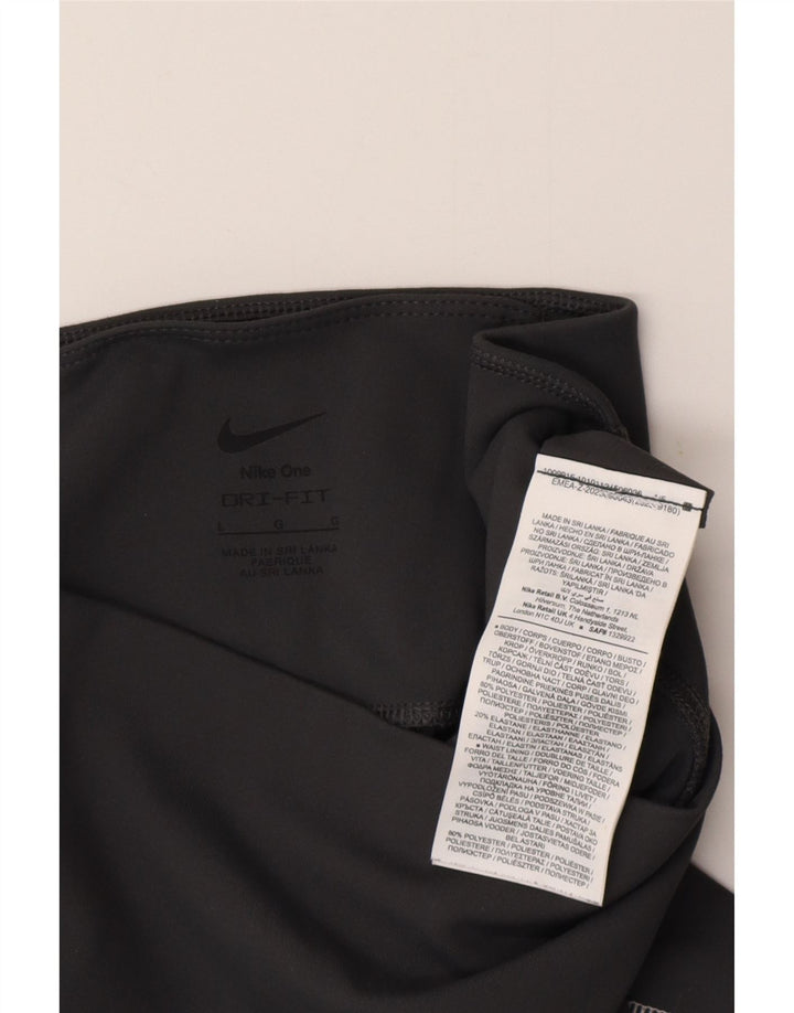 Γυναικεία γραφικά κολάν NIKE UK 16 Large Grey Polyester