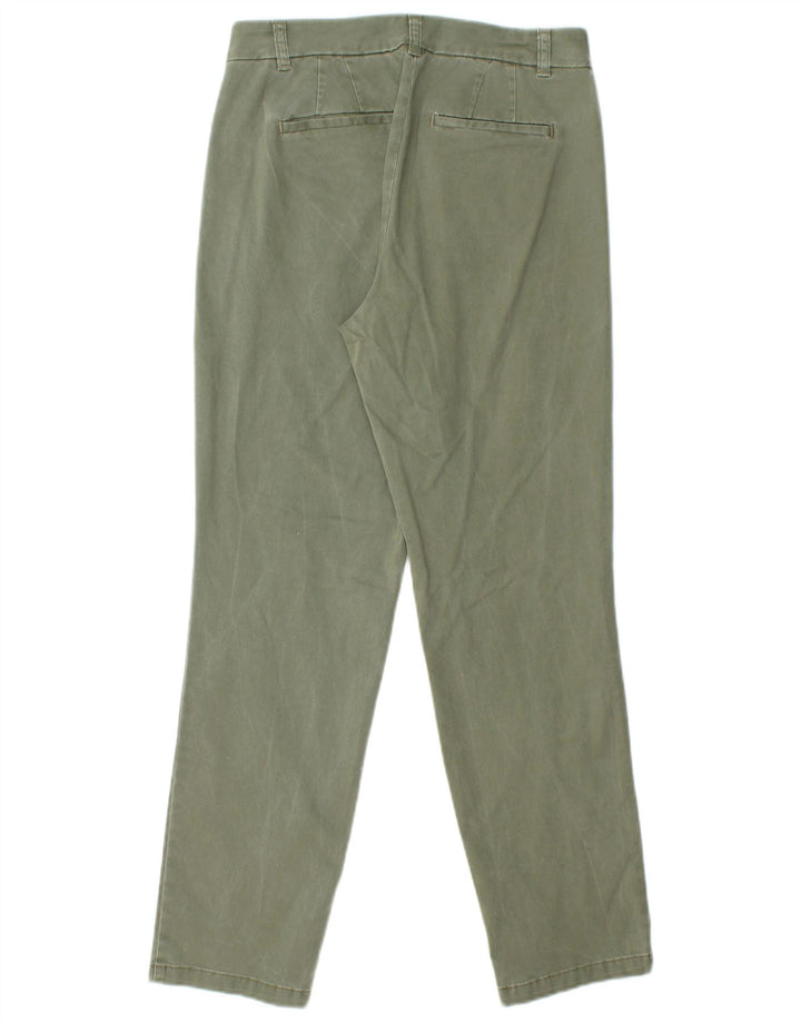 MONSOON Γυναικείο ίσιο παντελόνι Chino UK 12 Medium W32 L28 Khaki