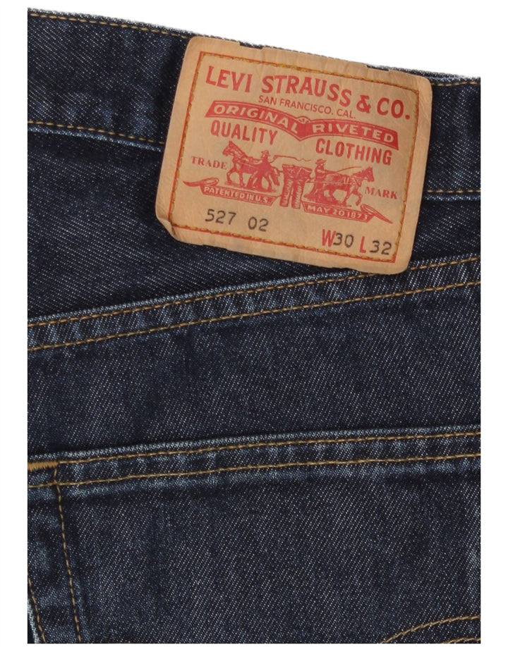 Levi's Mens 527 Bootcut Jeans W30 L26 Navy Blue