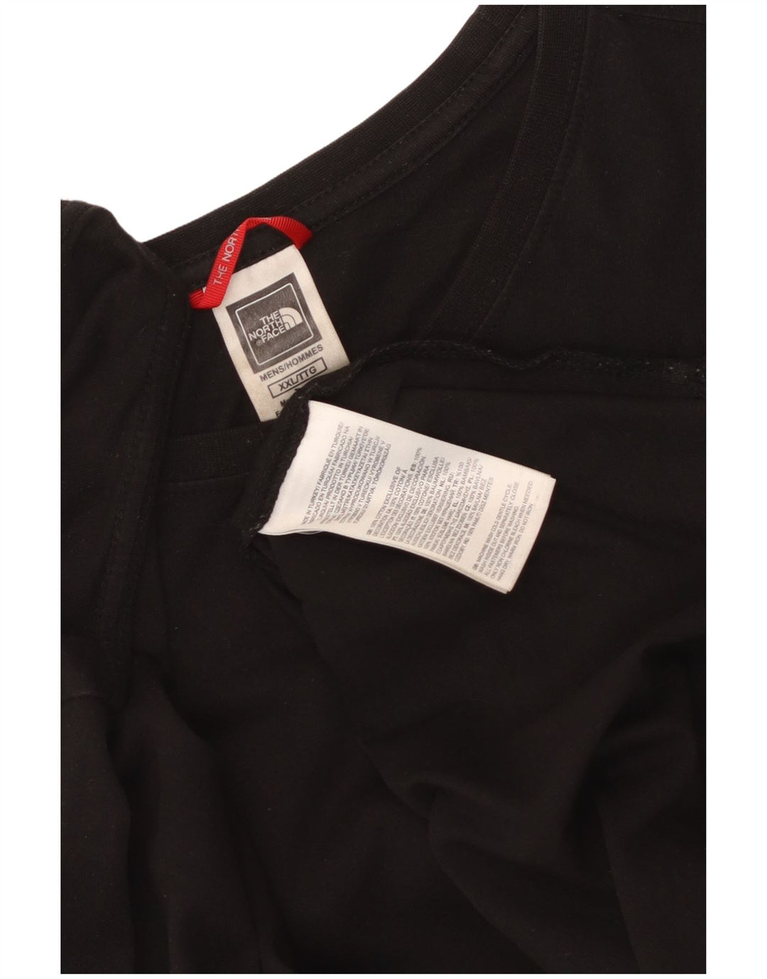 Ανδρικό τοπ North Face μακρυμάνικο 2XL μαύρο βαμβακερό