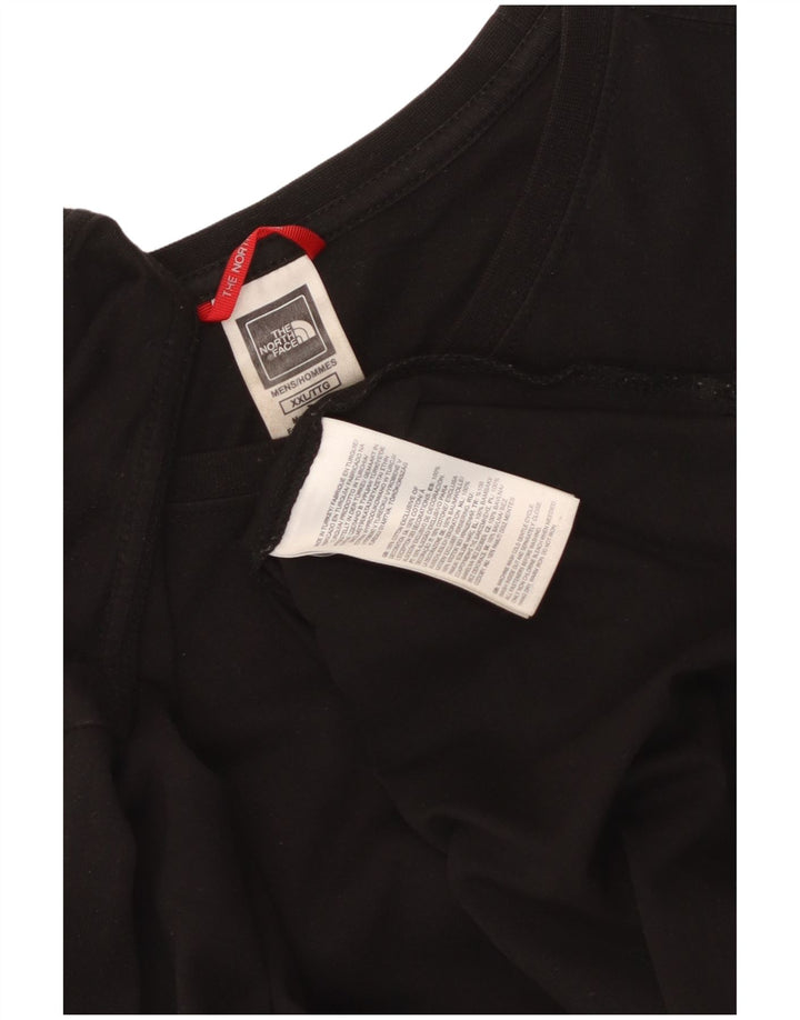 Ανδρικό τοπ North Face μακρυμάνικο 2XL μαύρο βαμβακερό