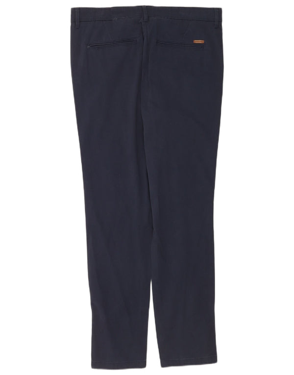 Jack & Jones Ανδρικό παντελόνι Chino Slim Fit W34 L32 Navy Blue