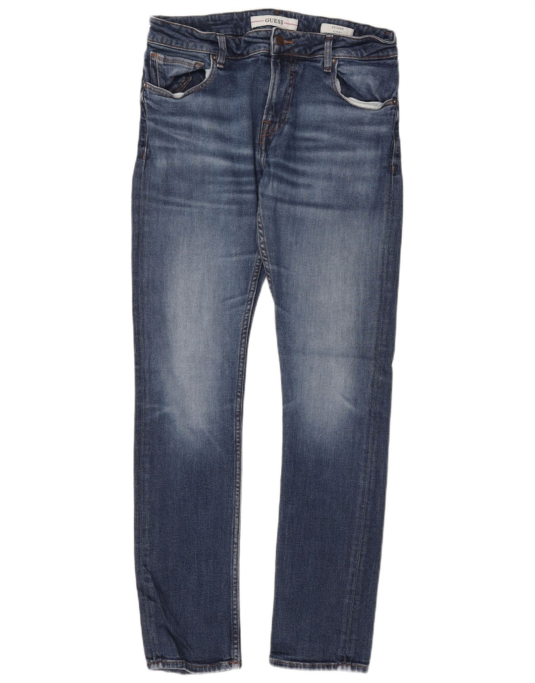 GUESS Γυναικείο Miami Skinny Jeans W34 L31 Blue Cotton