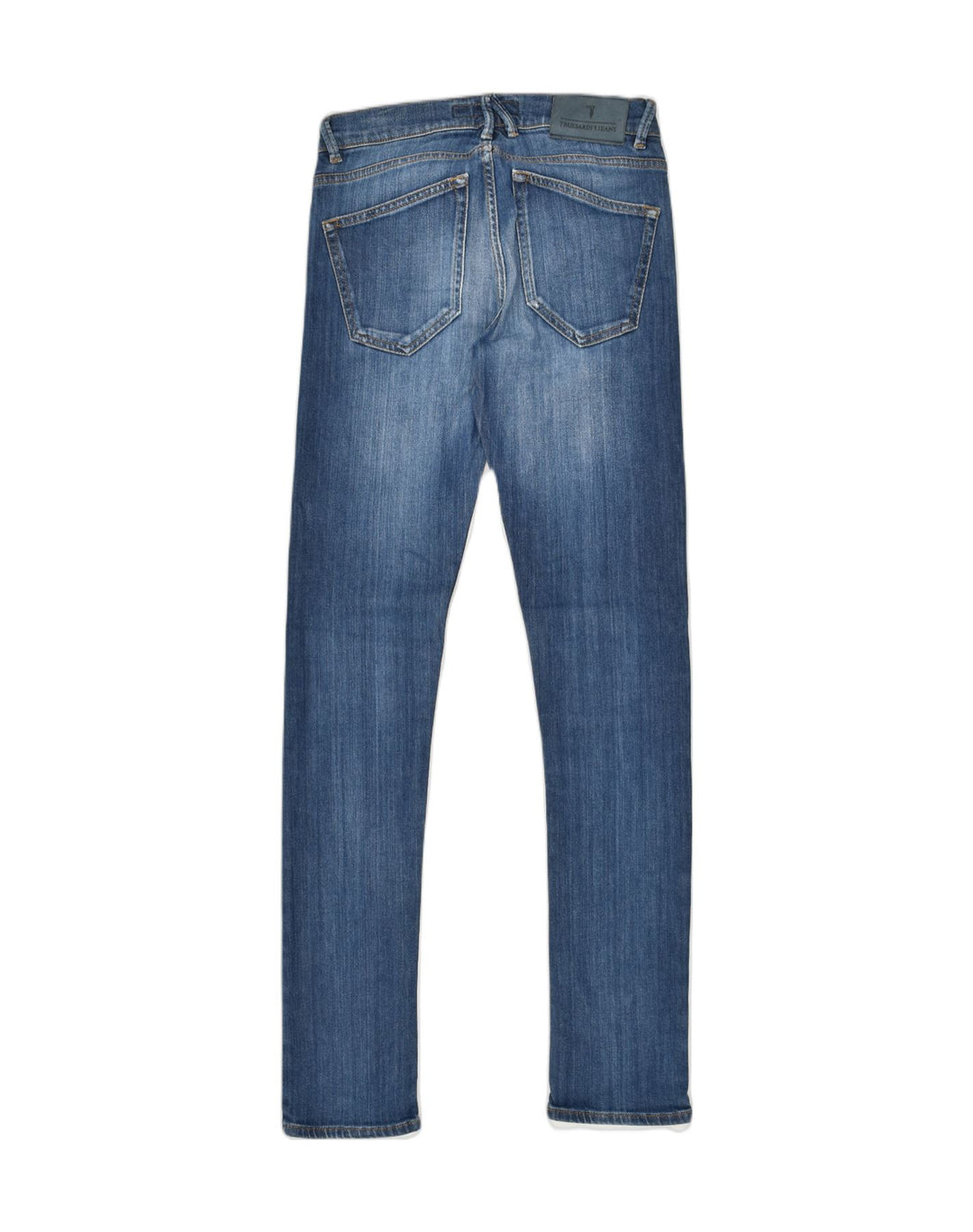 TRUSSARDI Womens Skinny Jeans W30 L32  Blue Cotton | Vintage Trussardi | Thrift | Second-Hand Trussardi | Used Clothing | Messina Hembry 