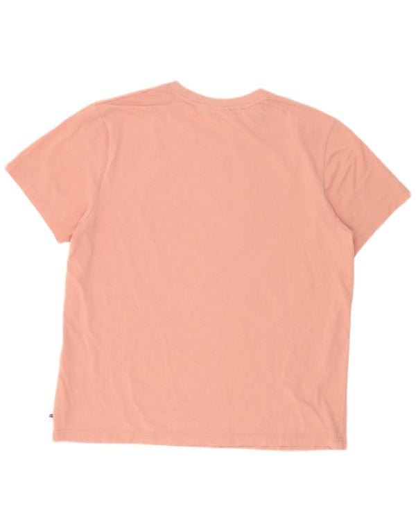 Fila Γυναικείο T-Shirt Top UK 20 2XL Ροζ βαμβακερό
