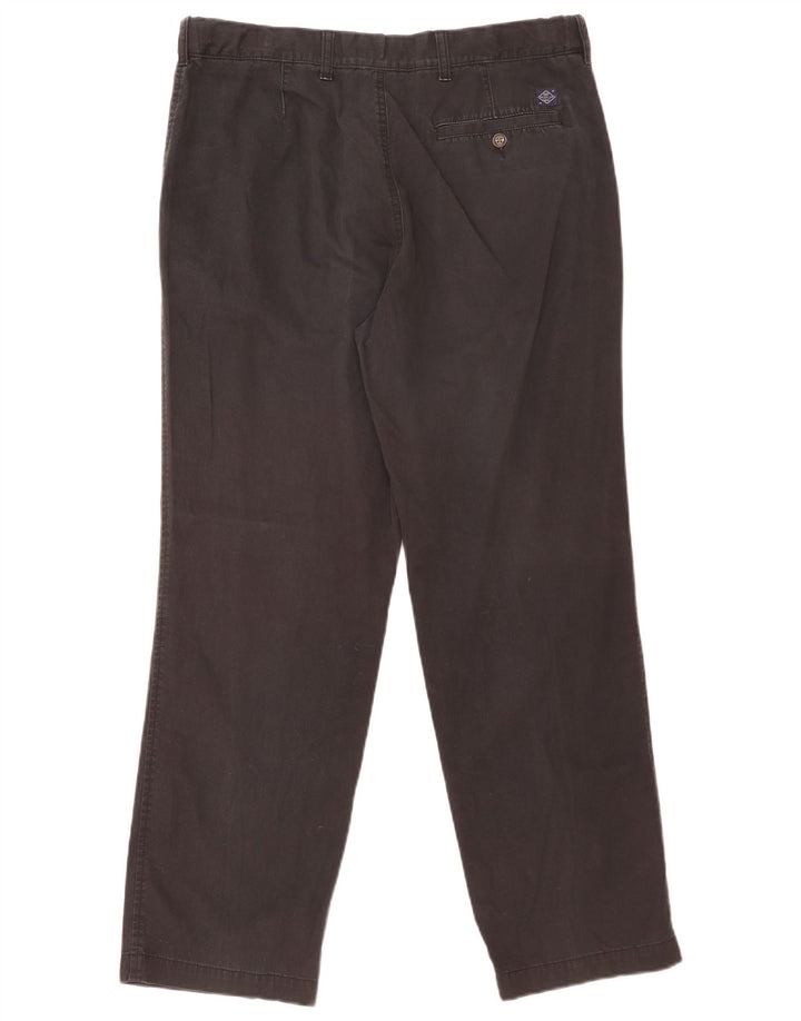 Marks & Spencer Ανδρικό παντελόνι Chino Regular W36 L31 Μαύρο βαμβακερό