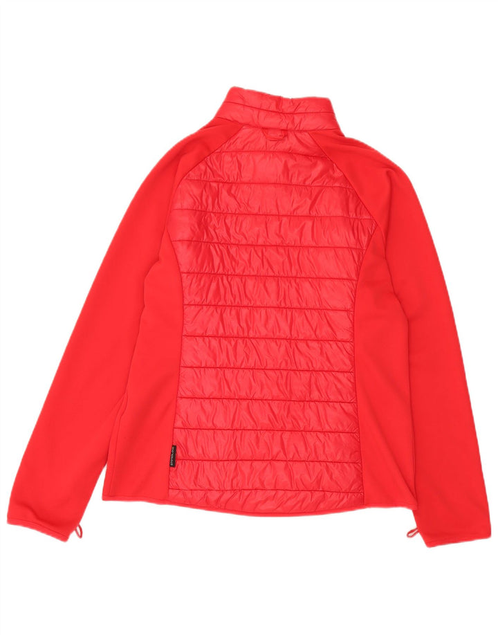 Jack Wolfskin Γυναικεία αθλητική φόρμα Top Jacket UK 16 Large Red Polyamide