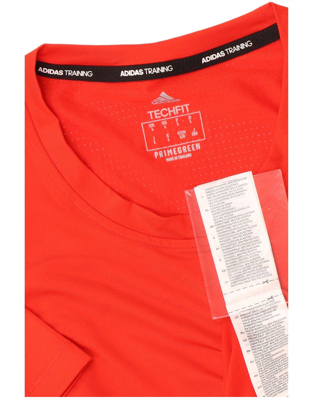 Ανδρικό T-Shirt Aeroready ADIDAS Top Large Red Polyester