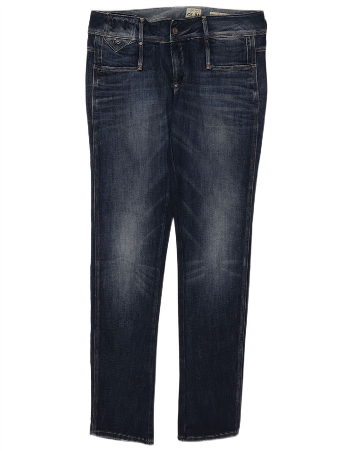 G-Star Γυναικείο 3301 Slim Jeans W32 L32 Navy Blue Cotton