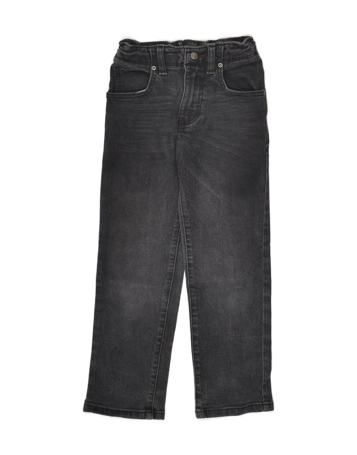 LEE Boys Straight Jeans 6-7 Years W22 L21  Black Cotton | Vintage Lee | Thrift | Second-Hand Lee | Used Clothing | Messina Hembry 