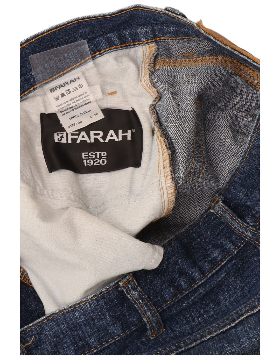 Farah Ανδρικό τζιν ίσιο W36 L30 Μπλε βαμβακερό