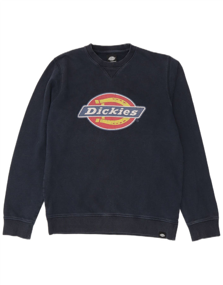 DICKIES Ανδρικό γραφικό φούτερ Jumper Medium Navy Blue βαμβακερό