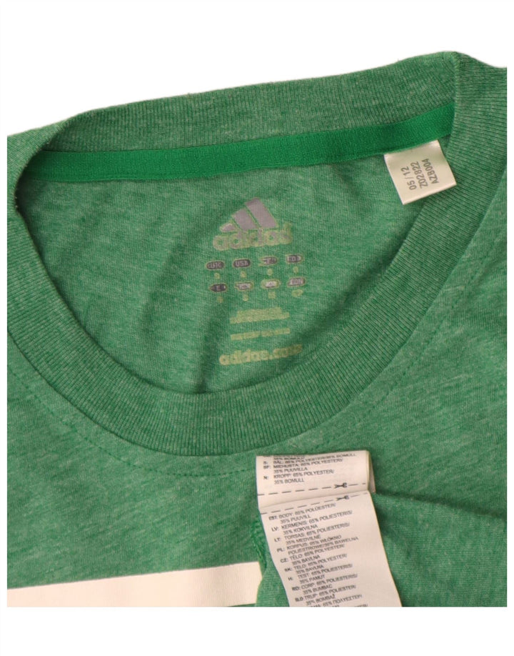 Γραφικό T-Shirt Adidas Ανδρικό Boston Celtics, Μικρό πράσινο πολυεστέρα