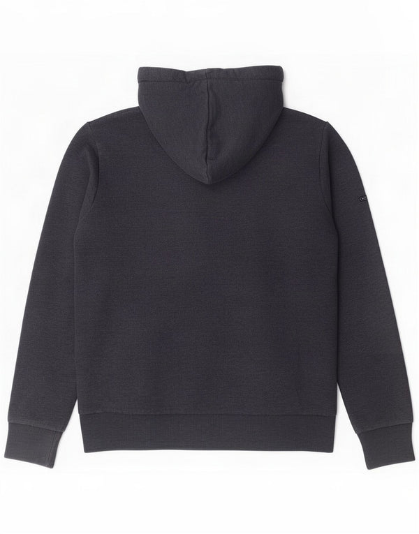 Superdry Γυναικείο Γραφικό Hoodie Jumper UK 12 Medium Navy Blue Cotton