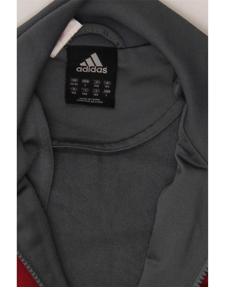 Adidas Boys αθλητική φόρμα 13-14 ετών γκρι πολυεστέρας