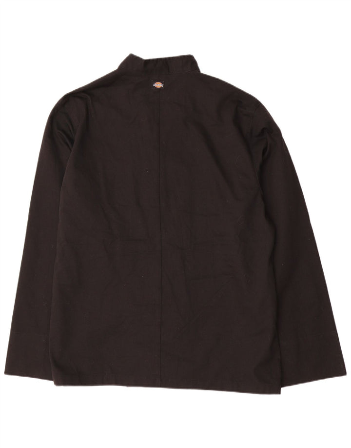 Dickies Γυναικείο Μπουφάν με διπλό στήθος UK 14 μεσαίο μαύρο βαμβακερό