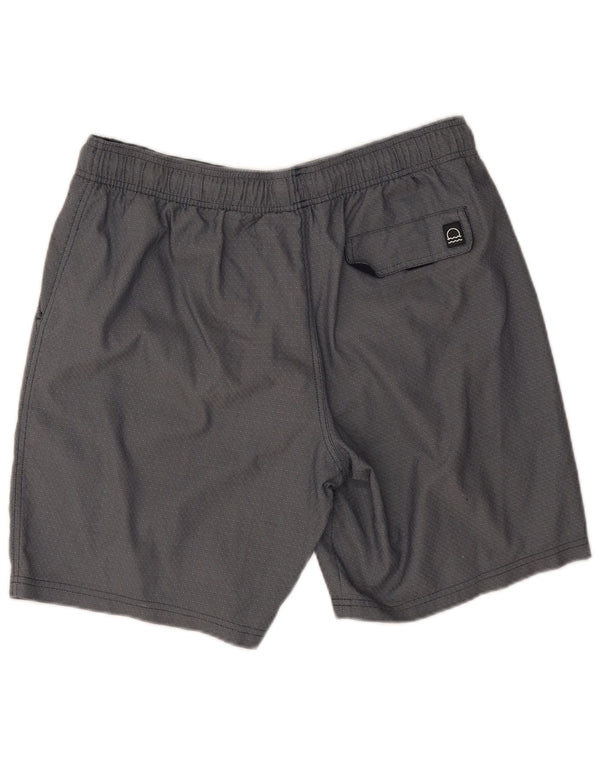 Ανδρικό αθλητικό σορτς Marks & Spencer Μεγάλο μπλε Navy γεωμετρικό βαμβακερό