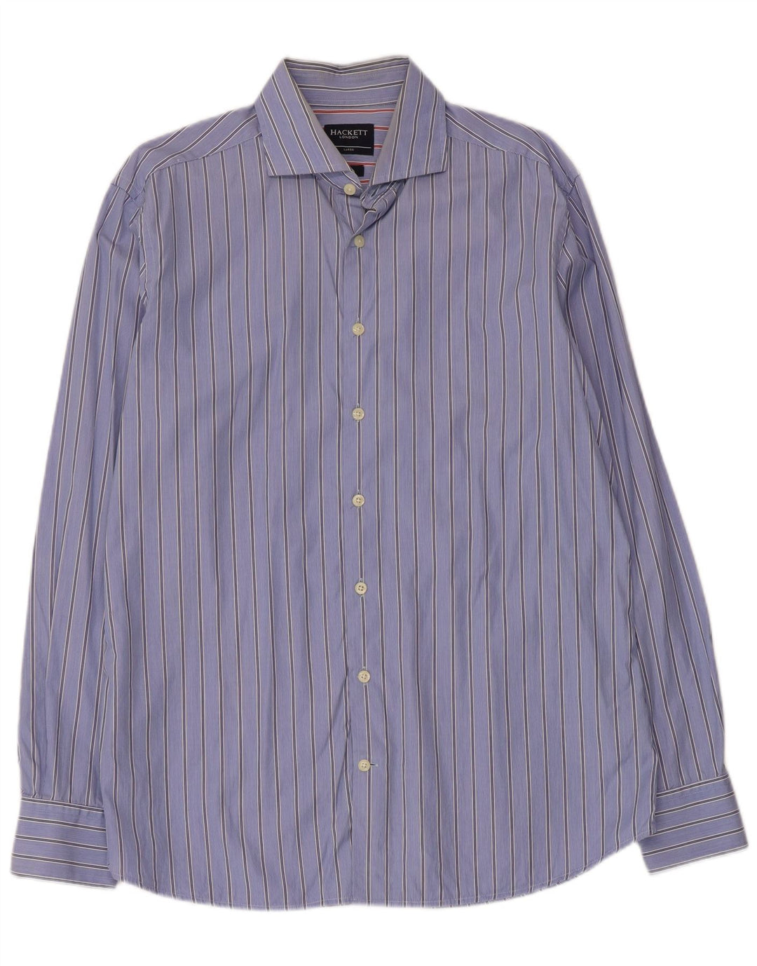 Ανδρικό πουκάμισο Hackett Slim Fit μεγάλο μπλε ριγέ βαμβακερό