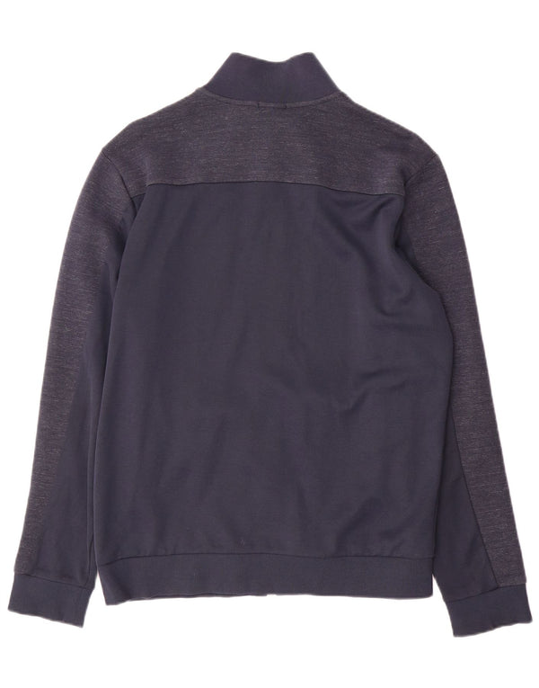 Hugo Boss γυναικεία φόρμα γυμναστικής φόρμας μπουφάν UK 16 Large Navy Blue