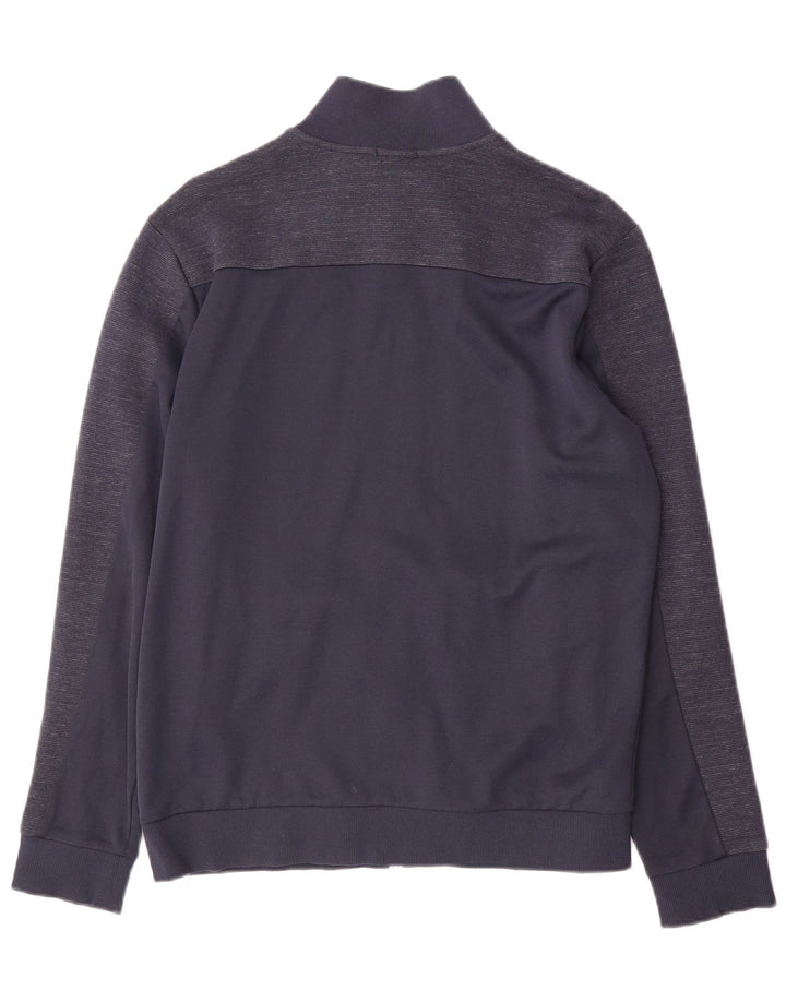 Hugo Boss γυναικεία φόρμα γυμναστικής φόρμας μπουφάν UK 16 Large Navy Blue