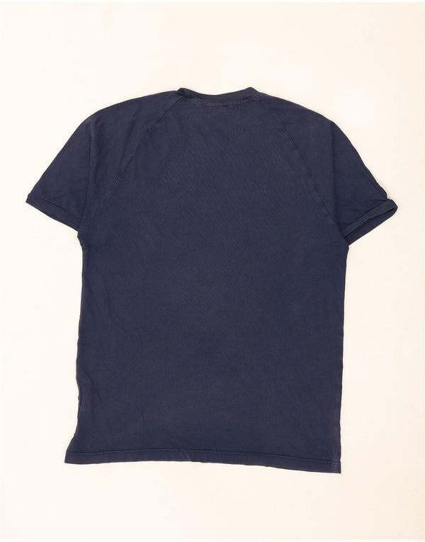 Ανδρικό T-Shirt ADIDAS Top Large Navy Blue από βαμβάκι