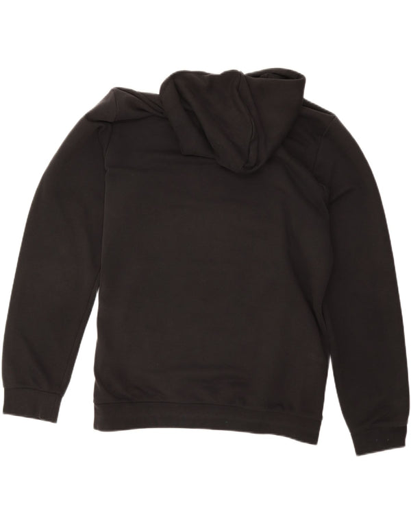 Adidas Mens Graphic Hoodie Jumper UK 44/46 Large Black