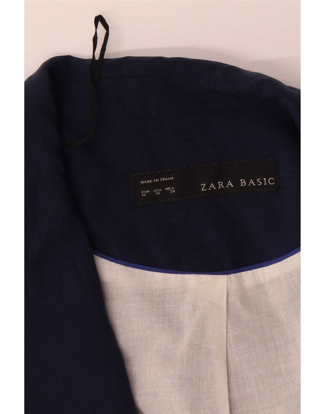 Zara Γυναικείο Μπουφάν 3/4 με ανοιχτό μανίκι UK 14 Medium Navy Blue