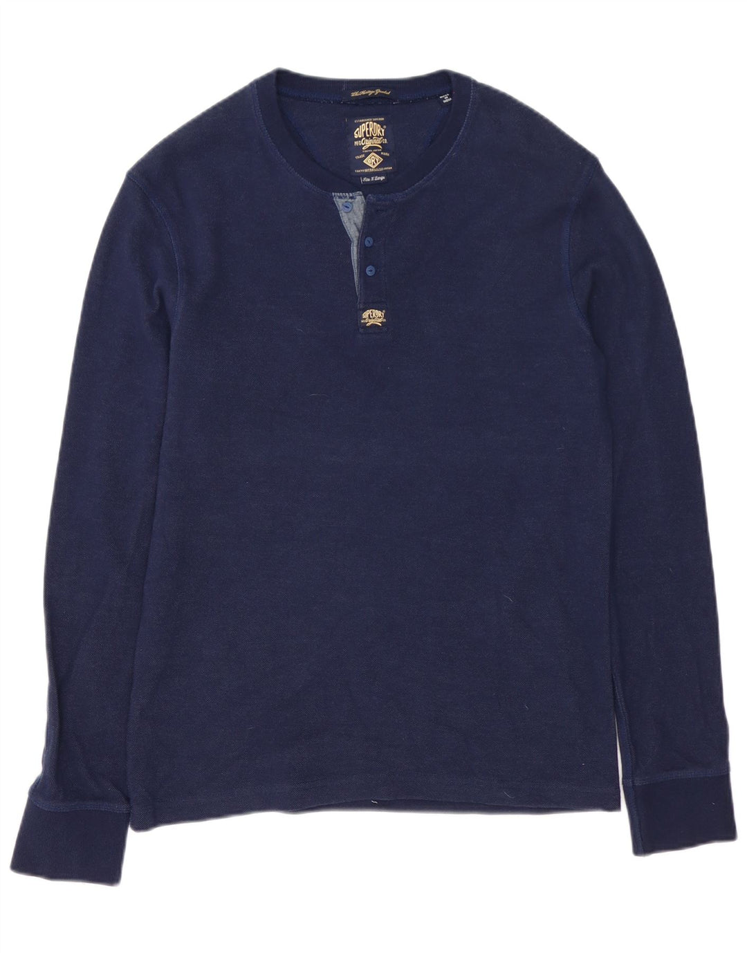 Ανδρικό μπλουζάκι Superdry μακρυμάνικο XL Navy Blue