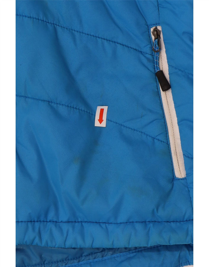 The North Face γυναικείο μπουφάν με κουκούλα UK 12 Medium Blue Nylon