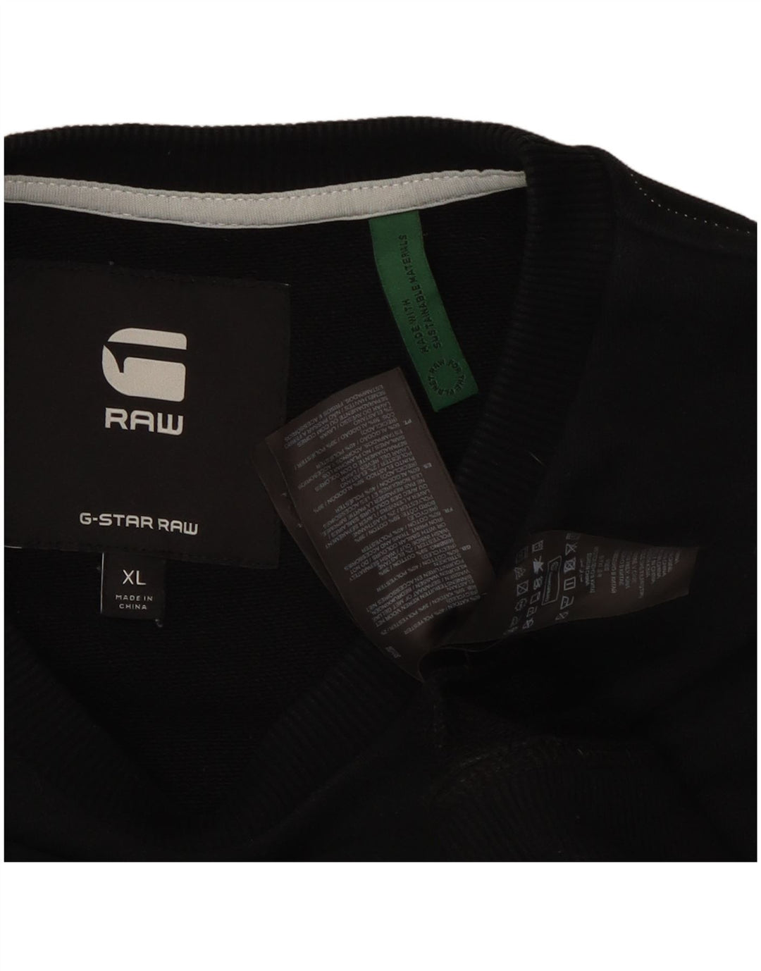 Ανδρικό φούτερ G-Star Jumper XL Μαύρο Colourblock Βαμβακερό