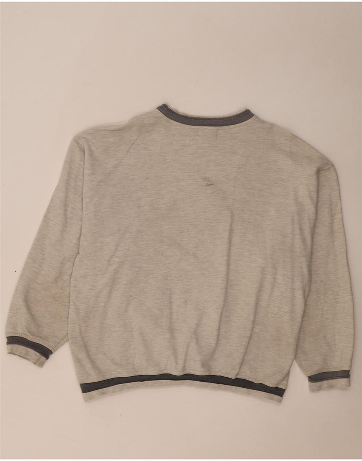 Berto Lucci Ανδρική μπλούζα Princeton Jumper Medium Grey Colourblock