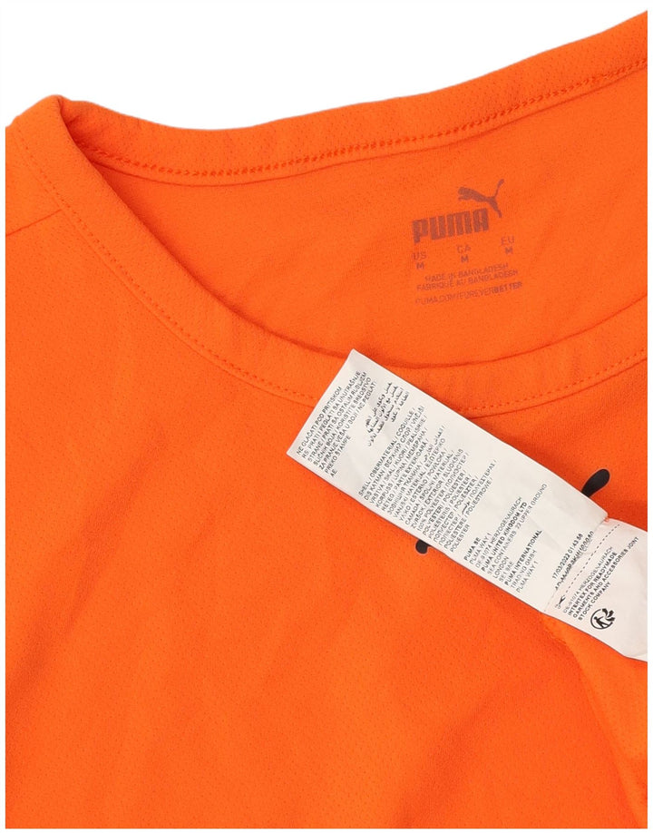 Ανδρικό T-Shirt PUMA Τοπ μεσαίου πορτοκαλί χρώματος πολυεστέρας
