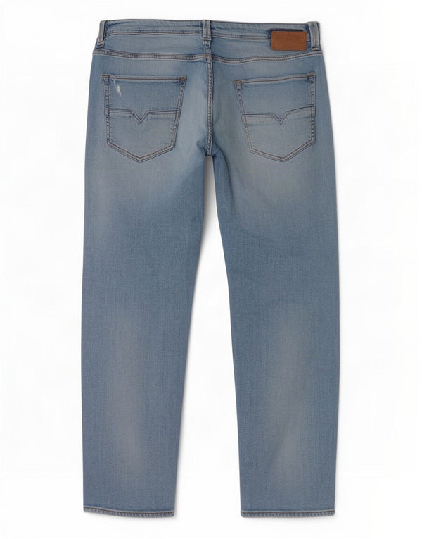 Ανδρικά τζιν Diesel Larkee-Beex Distressed Regular Tapered Jeans W34 L30 Blue