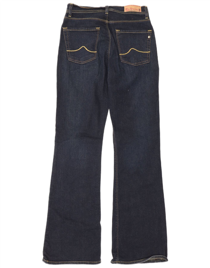 Ben Sherman Γυναικείο Bootcut Jeans W28 L32 Navy Blue Cotton