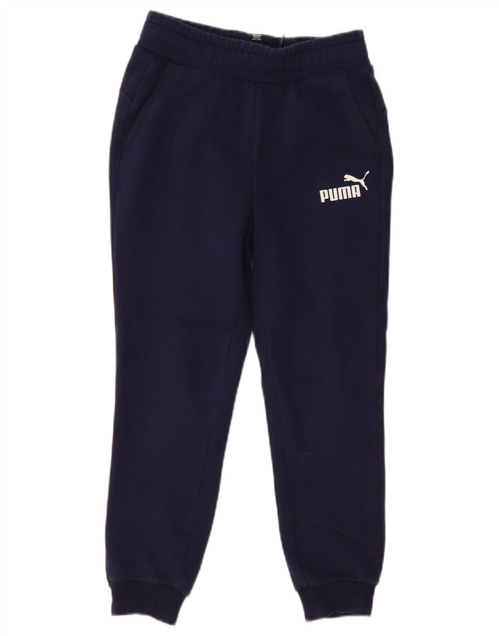 Παντελόνι αθλητικής φόρμας PUMA Boys Joggers 11-12 ετών Navy Blue Cotton