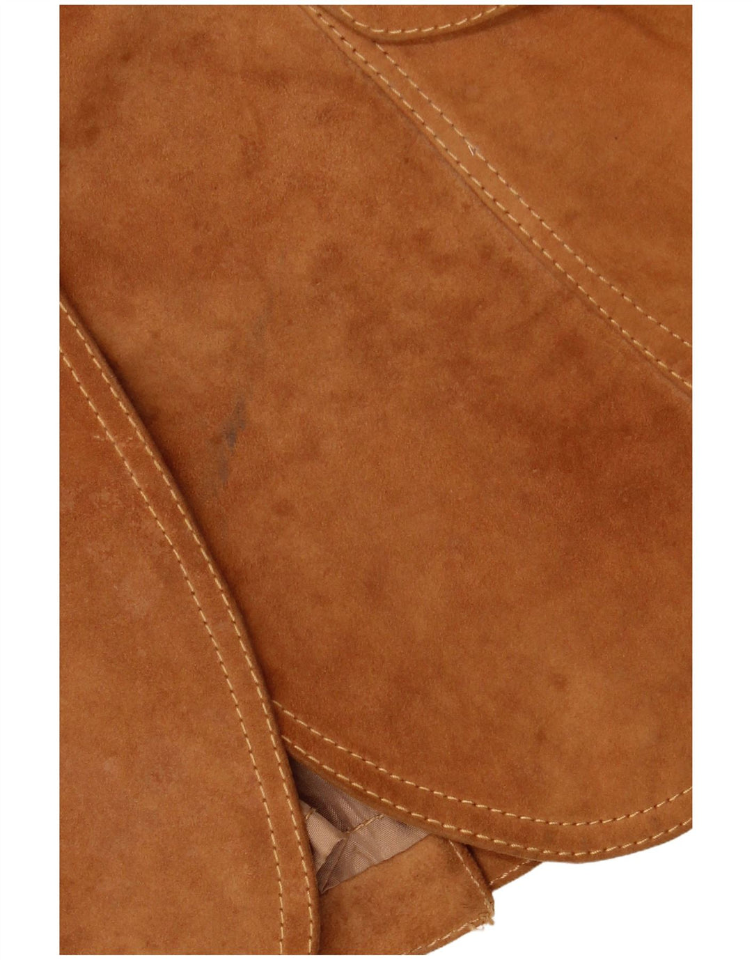 VINTAGE Γυναικείο τζάκετ σουέντ με 3 κουμπιά IT 42 Μεσαίο Καφέ