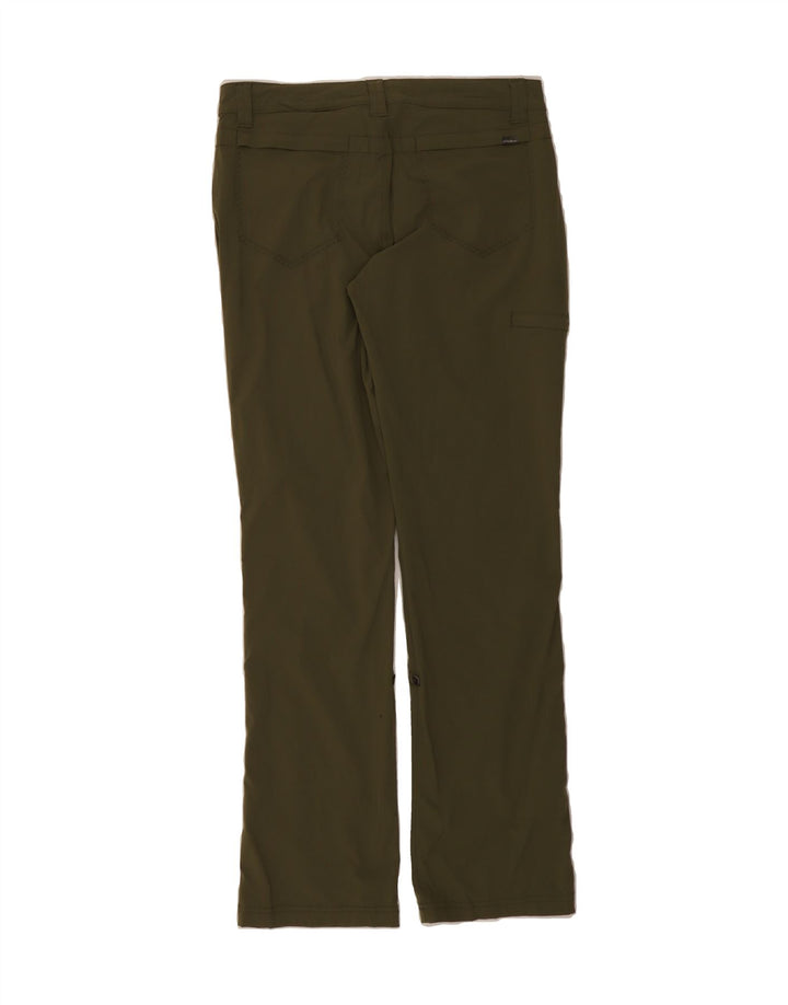 EDDIE BAUER Womens Slim Cargo Trousers US 8 Medium W30 L31   Khaki Nylon Vintage Eddie Bauer and Second-Hand Eddie Bauer from Messina Hembry 