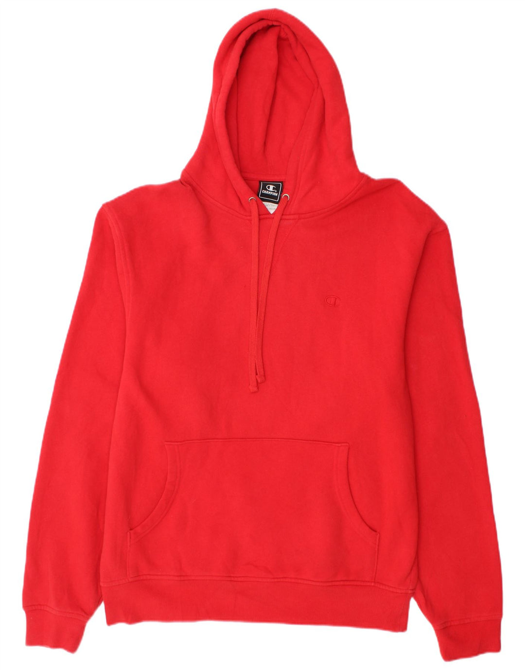 Champion Mens Hoodie Jumper XL Red Cotton