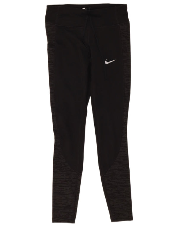 Γυναικεία φόρμα φόρμας Nike Dri Fit UK 6 XS Μαύρο πολυεστέρας