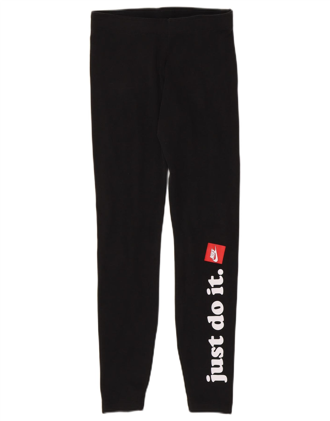 Γυναικείο γραφικό κολάν NIKE UK 6 XS μαύρο βαμβακερό